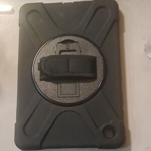 Black Tablet Case with Rotating Stand